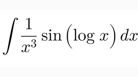 Integral of (1/x³)sin(log x)