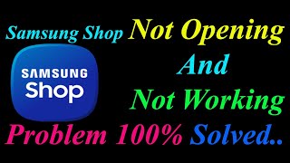 How to Fix Samsung Shop App  Not Opening  / Loading / Not Working Problem in Android Phone screenshot 1