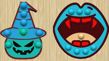 Pop it Helloween! Very satisfying and relaxing ASMR slicing game