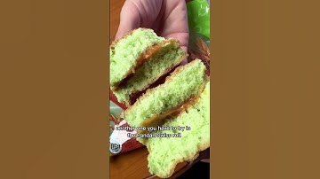 Thumbnail of Must try Indonesian food (kaya bun + pandan Swiss roll) #shorts #indonesianfood