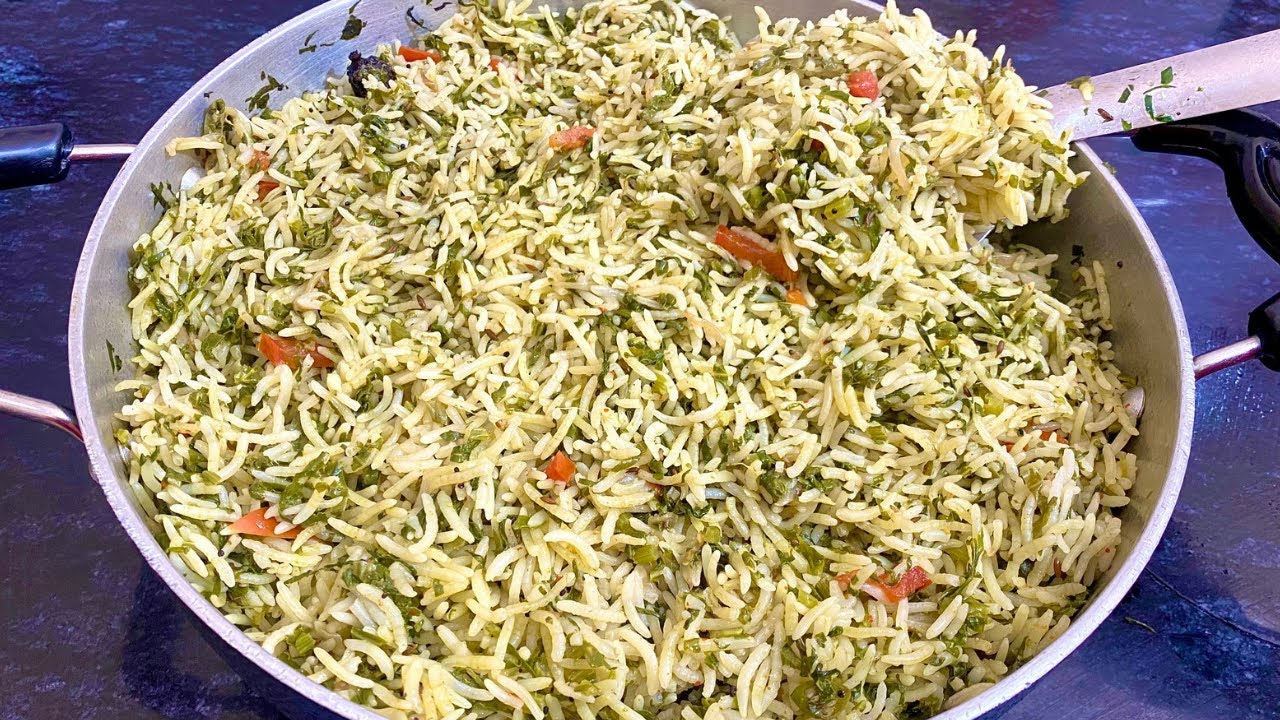 Sarson saag pulao