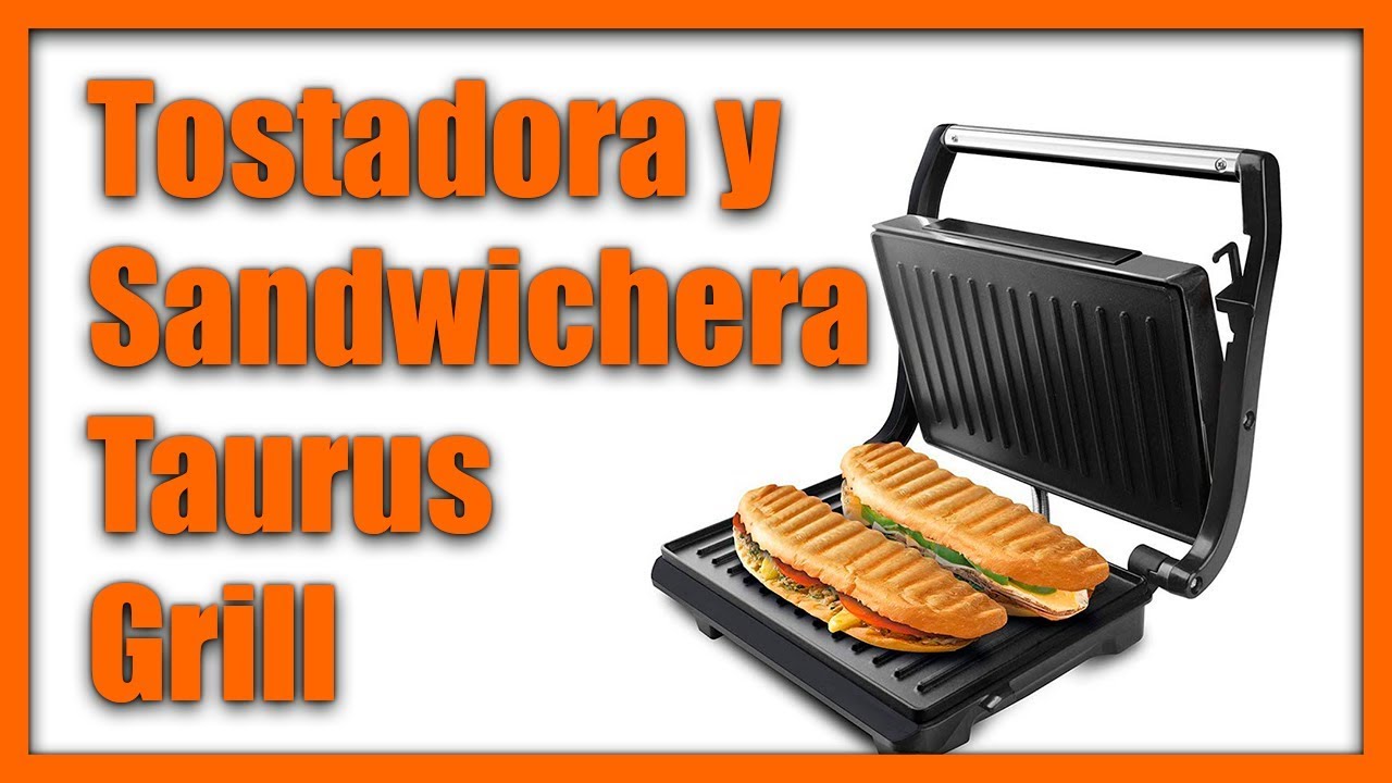 🏷️ Tostadora y Sandwichera Taurus Grill ✓ 