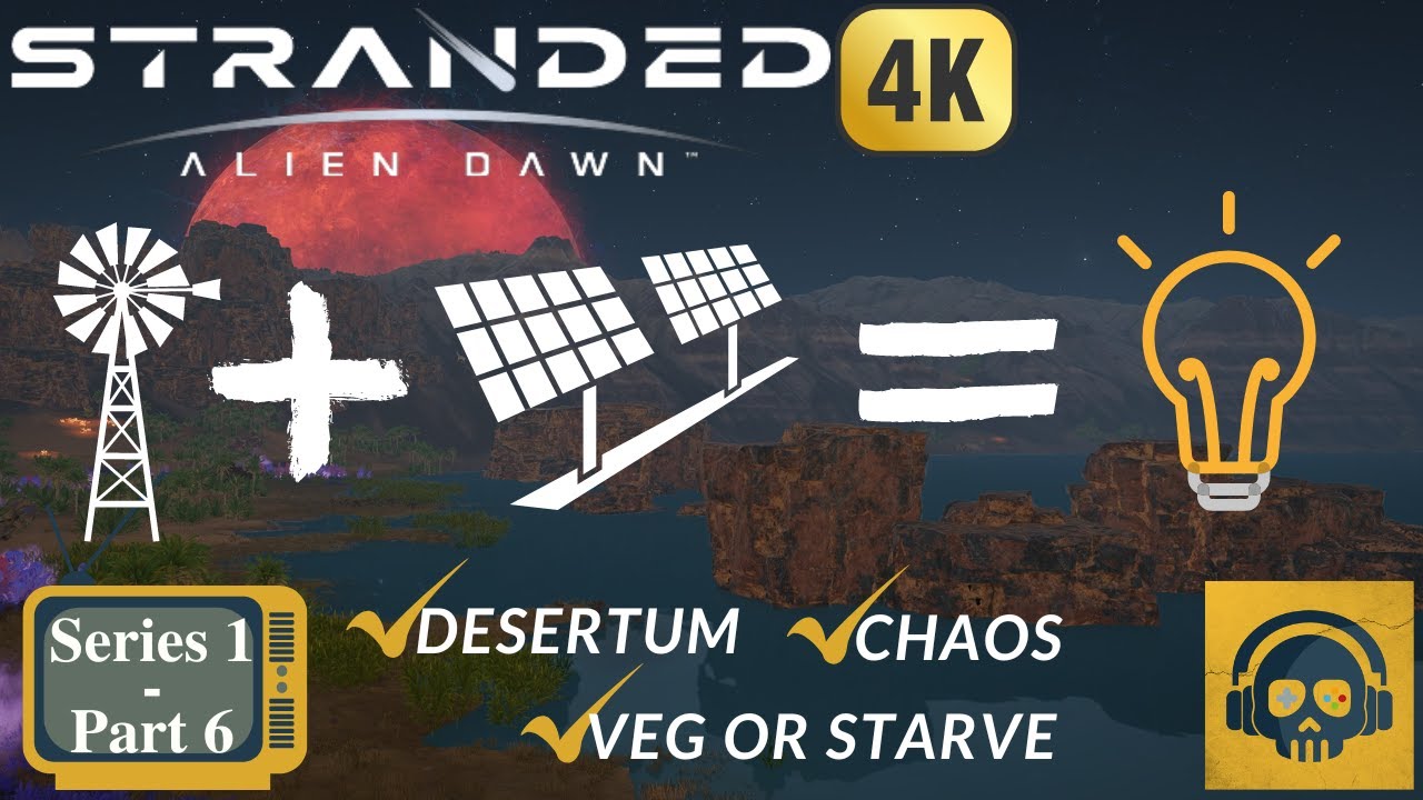 Stranded Alien Dawn (Early Access) in 4K - Desertum - Gameplay Walkthrough Part 6 (S1)