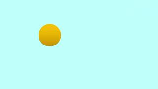 learning to do tweening: bouncing yellow ball loop (i hope its good :'))