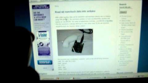 Wii nunchuck + Arduino = mouse