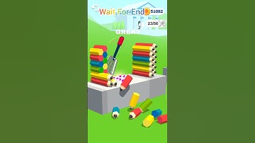 Slice it all 🔪 relaxing and satisfying ASMR gameplay # max all level-251 #slice it all #viral shorts