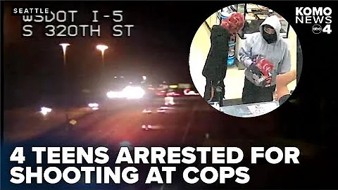 16-year-old among four arrested in Seattle police shooting, suspected in Tacoma murder