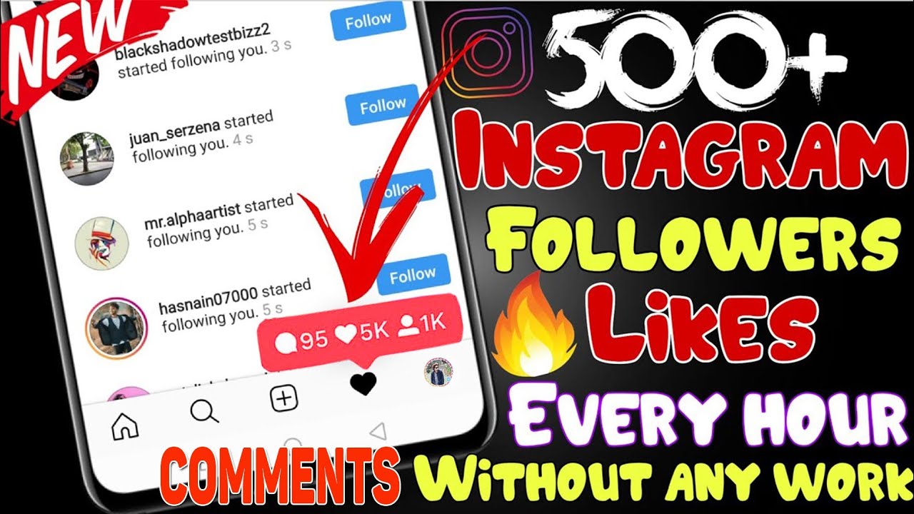 How to increase Instagram Followers And Likes ️ Instagram Real Likes👍 ...
