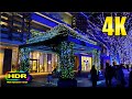 【4K HDR】The Best Christmas lights In Yokohama  - Japan Night Walk 2020