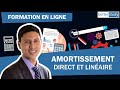 Amortissement direct et linaire  betterstudy  formation en comptabilit suisse