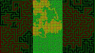 Mesmerizing Green Maze Solution: Watch the Path Unfold!