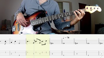 Norah Jones - Sunrise BASS COVER + PLAY ALONG TAB + SCORE