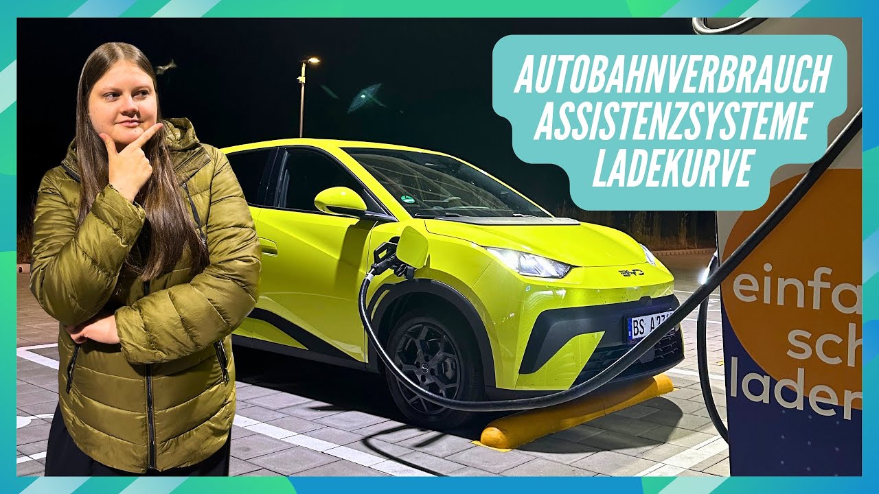 BYD Dolphin Surf im ersten Autobahntest! Verbrauch, Ladekurve, Assistenzsysteme