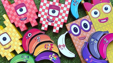 Looking for Numberblocks NEW 300 555 Puzzle Tetris Shape ASMR  | Numberblocks Satisfying Video