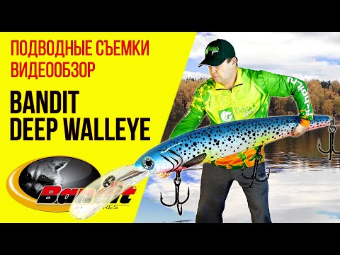 Троллинговый воблер Bandit Deep Walleye 120F обзор