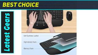 `Stop The Wrist Pain With This Amazing EDJO Ergonomic Wireless Keyboard Mouse Combo