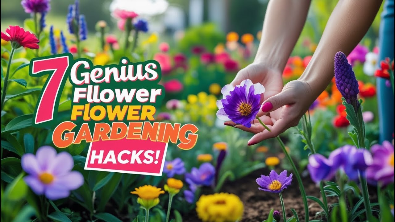 Transform Your Home with These 7 Genius Flower Gardening Hacks! - YouTube