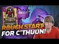 A Rough Start for C'Thuun but We Made a Comeback! | Hearthstone Battlegrounds | Savjz