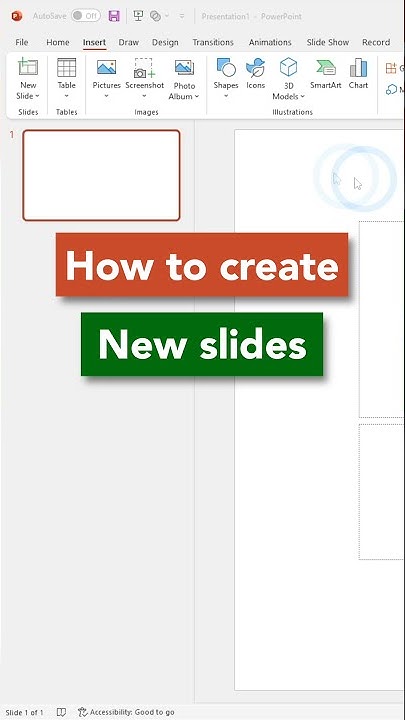 How To create NEW SLIDES in PowerPoint #shorts - YouTube