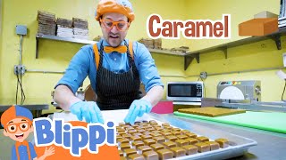 Blippi Visits a Chocolate Shop | Kids Fun &amp; Educational Cartoons | Moonbug Play and Learn