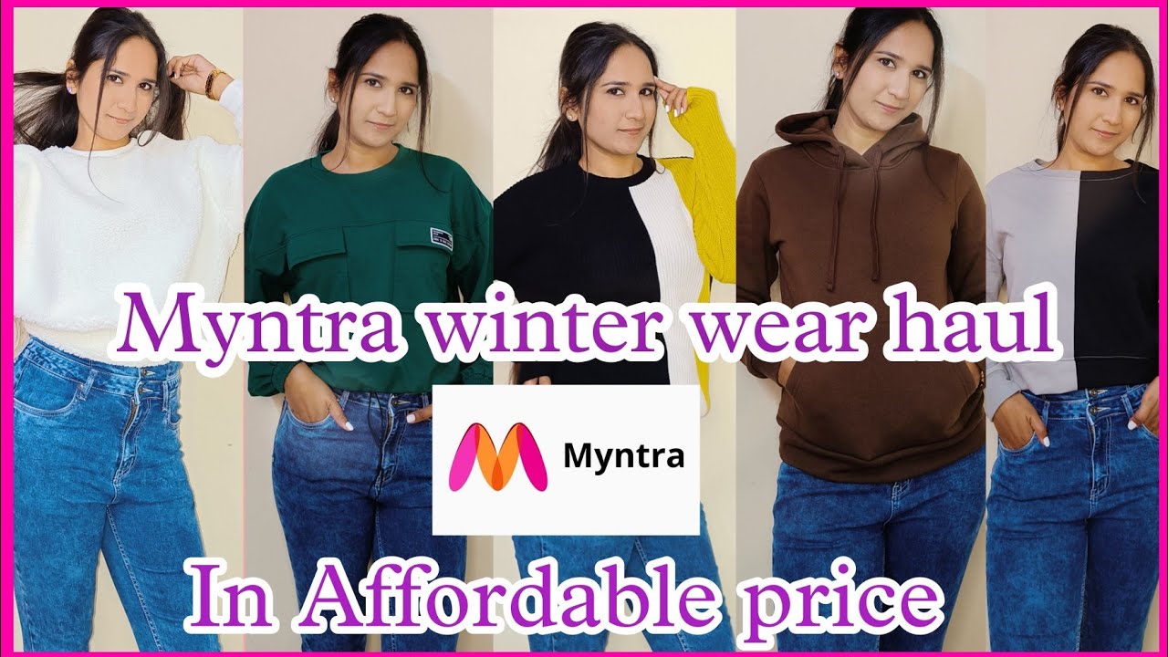 Myntra Winter Wear Haul Part-1 | Stylish Winter Wear Only Under 800 ...