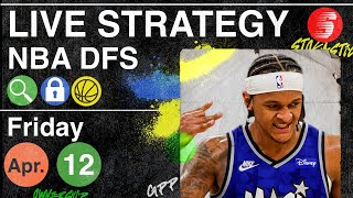 NBA DFS Strategy Friday 4\/12\/24 | DraftKings \& FanDuel NBA Lineup Picks