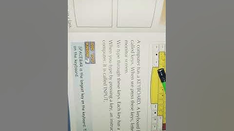 Class 1 computer Chapter 5" learn to use the keyboard"