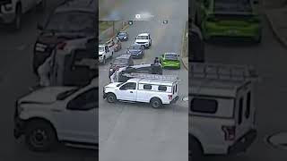 College football players flip overturned car, rescue driver after crash
