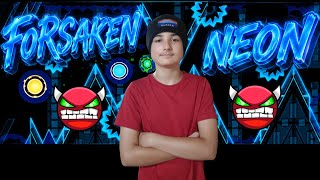 I Rebeat FORSAKEN NEON after 2 months Geometry dash  screenshot 3