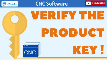 Verify the product key | RenAn CNC Software Online Subscription Platform