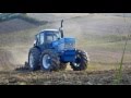 Ford TW35 discing in Greece with 4m disc harrow