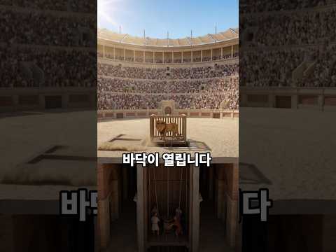 콜로세움 바닥에서 사자가 솟아올랐습니다 — 지하 승강기의 구조 [AI 재현]