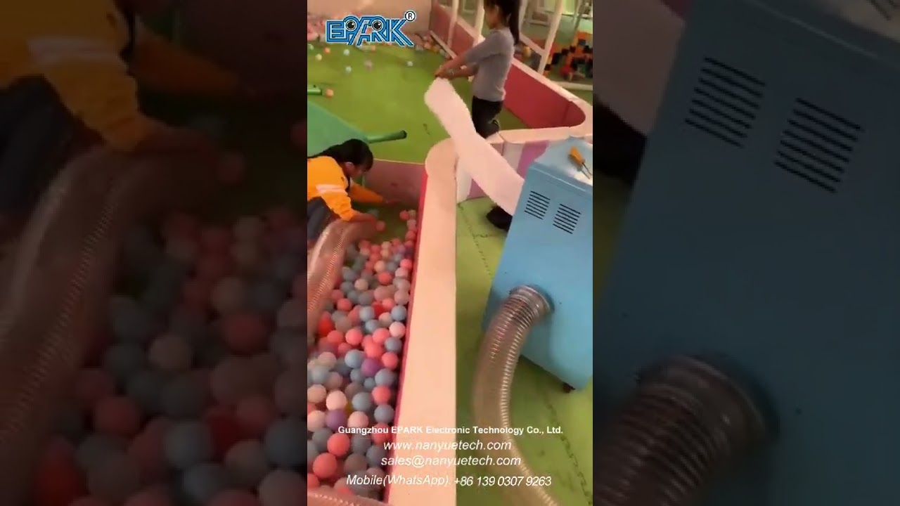 EPARK Washing Ball Machine Plastic Ocean Ball Indoor Playground Cleaning Machine