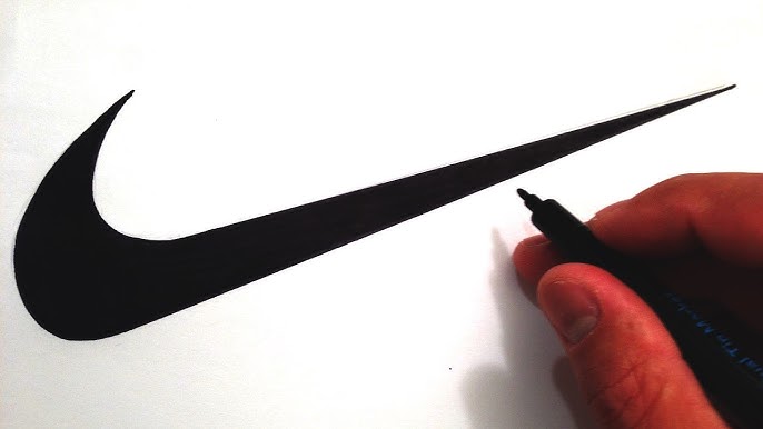 reunirse Nota pasar por alto How to Draw the Nike Swoosh - YouTube