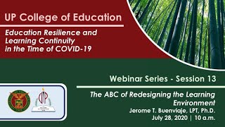 ERLC Webinar for Key Strategy 6: The ABC of Redesigning the Learning
