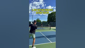 3 common topspin drop mistakes #pickleball #pickleballtips #shorts