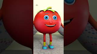 Lal Tamatar Bade Majedar, लाल टमाटर, Hindi Rhymes for Kids #shorts #babysongs #preschool