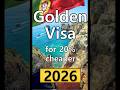 Golden Visa for 20% discount 🇵🇹 #portugal #goldenvisa