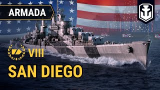 Armada: San Diego — American Cruiser |  World of Warships