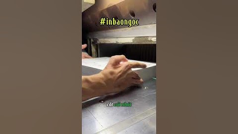 Bên trong xưởng in bao bì giấy có máy gì