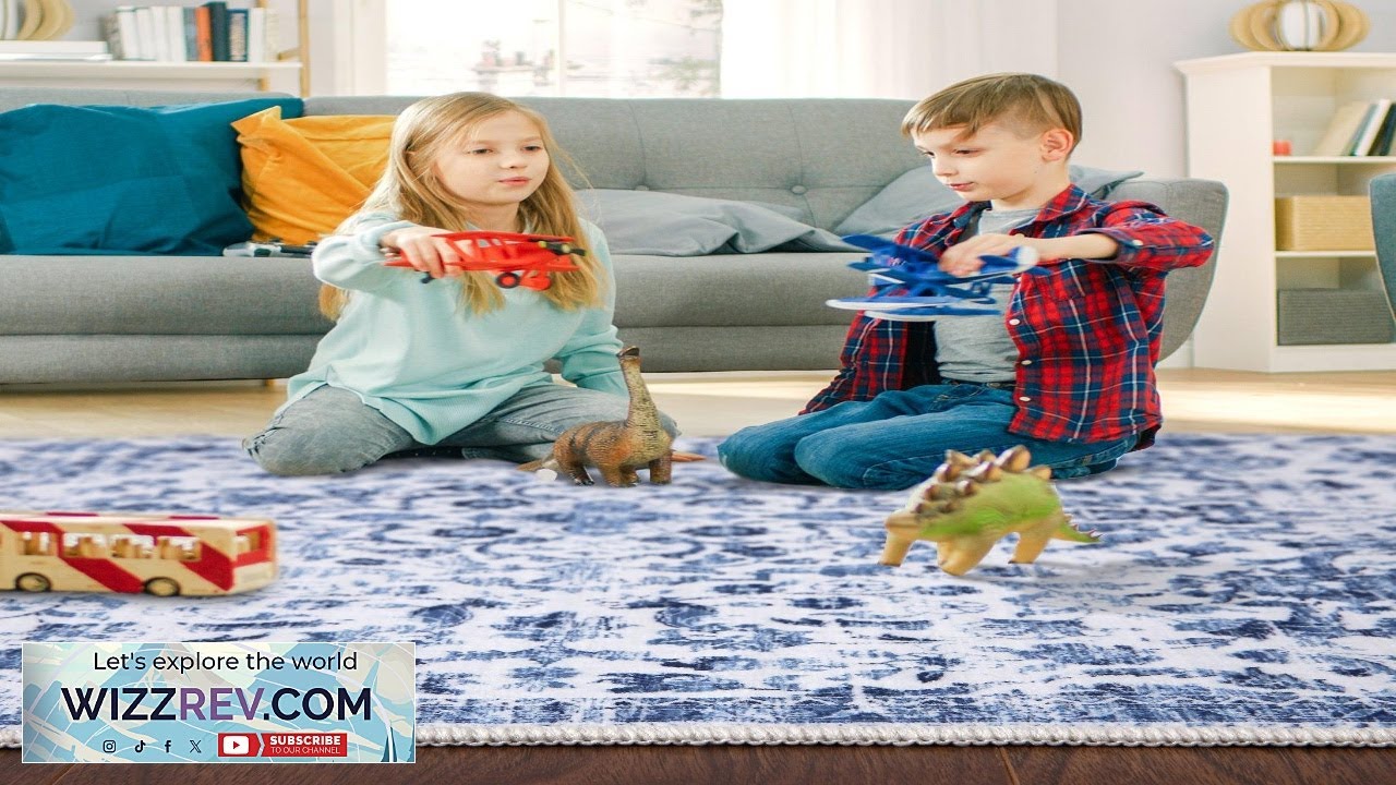 Garvee 4x6 Rug for Living Room Washable Rugs Boho Rug for Bedroom