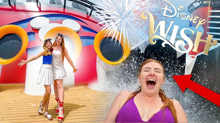 OUR FIRST DISNEY CRUISE! Disney WISH Christening, ...