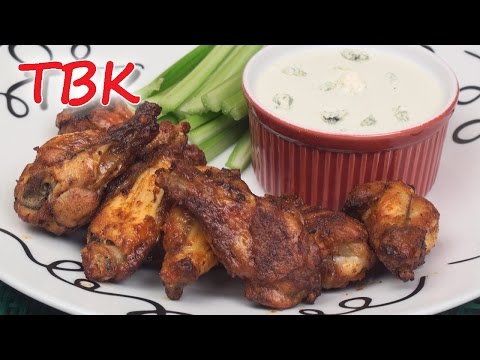 Baked Buffalo Wings Recipe with Blue Cheese Dip - Titli's Busy Kitchen
