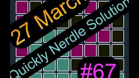 How To Win At #Nerdle Every Time |March 27 Nerdle67, hints, solution, answer |  |Online game #shorts