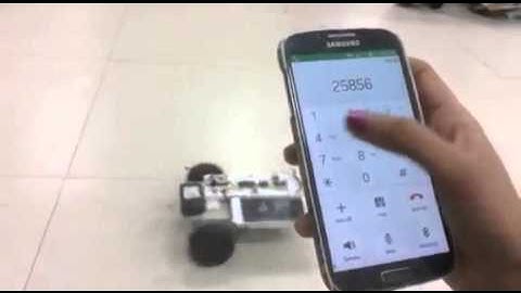 DTMF mobile controlled robot