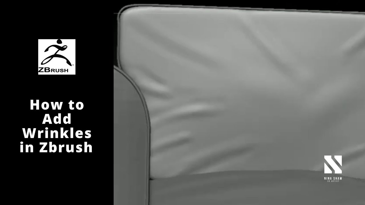 How to Add Wrinkles in Zbrush - YouTube