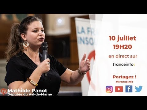 MATHILDE PANOT (LFI): 19h20 politique - YouTube