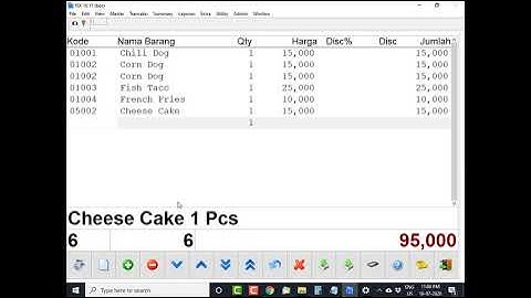 Display POS di Program ISX / POSX