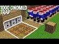 UNREAL TRAP vs 1000 GNOMED in Minecraft Online !!!