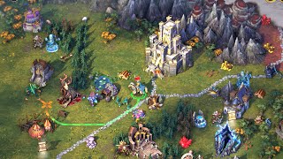 TEMPLE Faction Gameplay - Heroes of Might and Magic Olden Era
